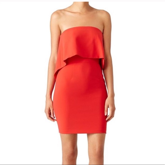 JAYGODFREY Dresses & Skirts - Jay Godfrey spicy coral viola dress. Size 2